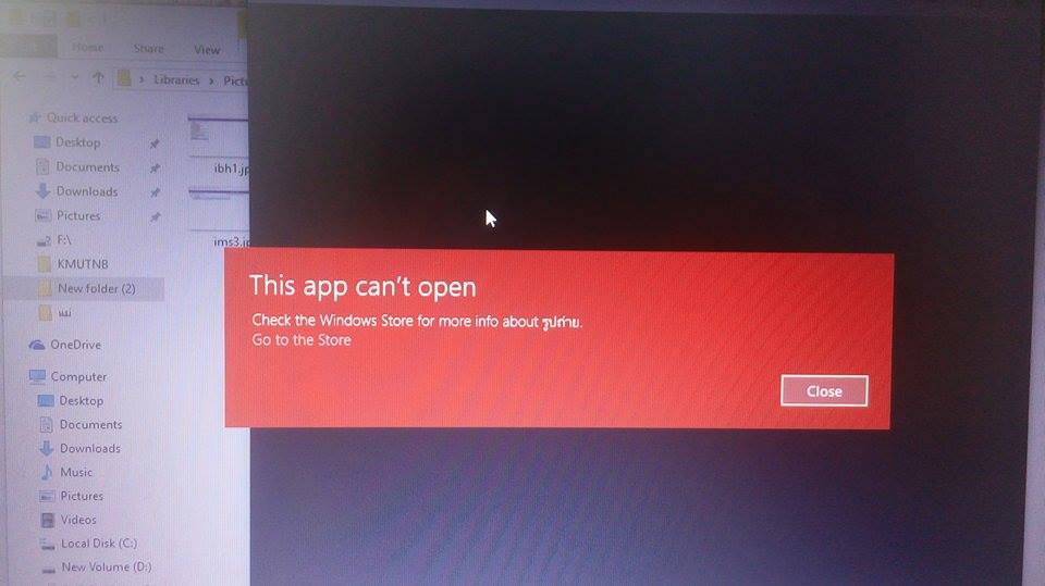 This app can’t open di Windows 10
