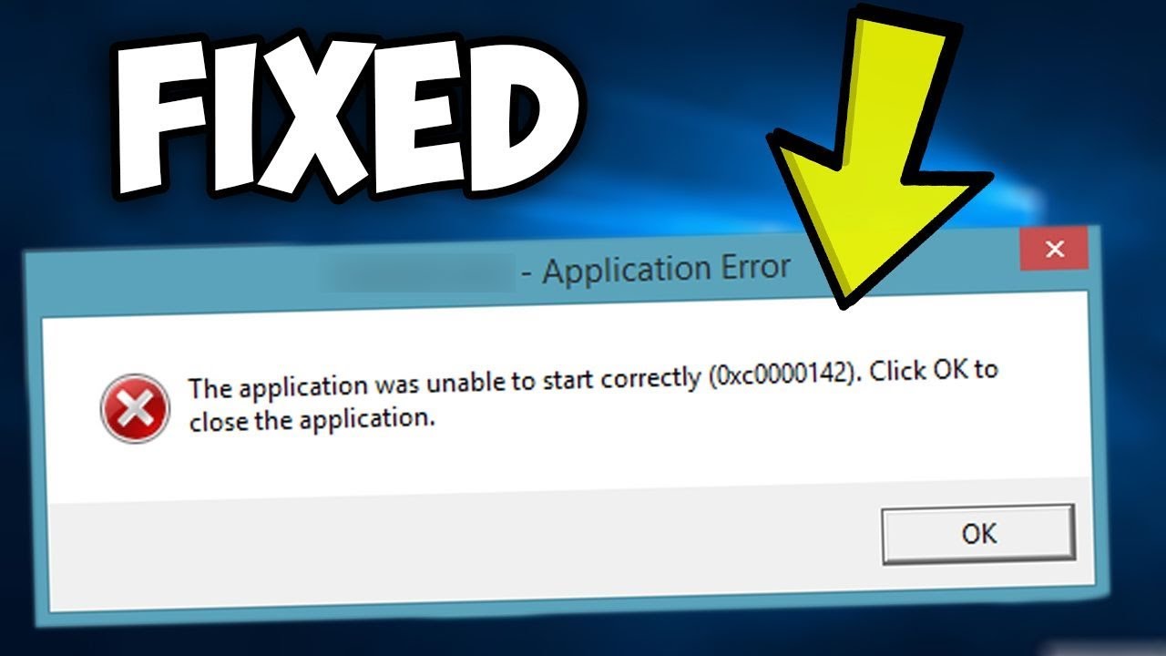 The Application Was Unable To Start Correctly