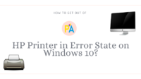 Printer in an Error State di Windows 10 terbaru