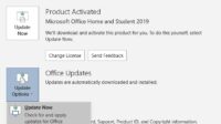 There’s a problem with your Office license di Windows 10 terbaru