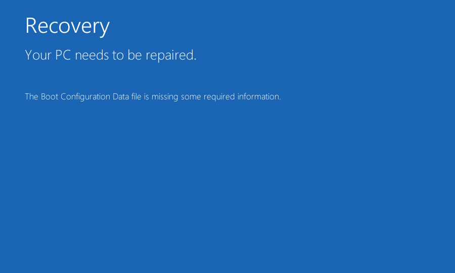 Windows Error Recovery di Windows 10 terbaru