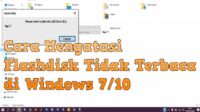 Flashdisk yang Tidak Terbaca di Windows 10 terbaru