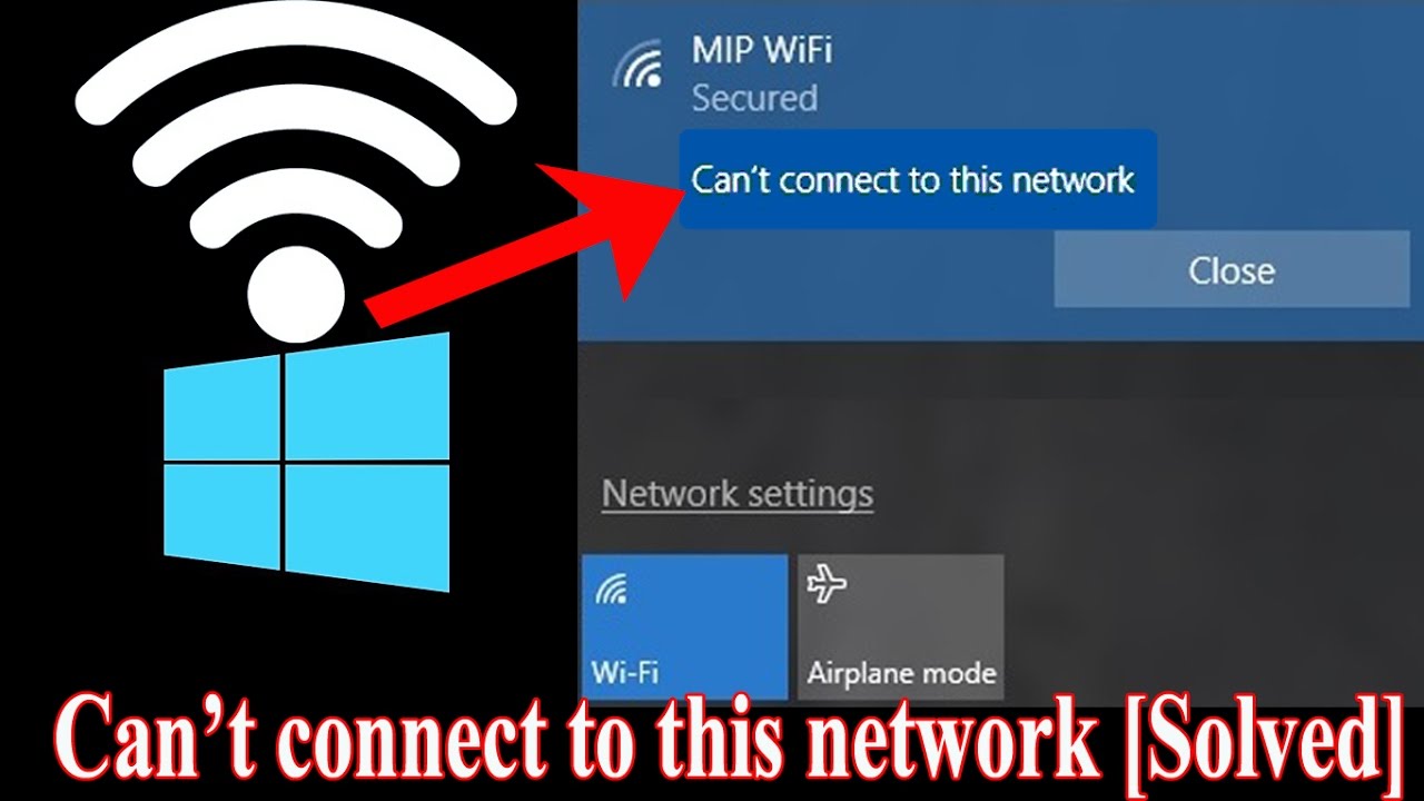 Laptop Can’t Connect To This Network terbaru