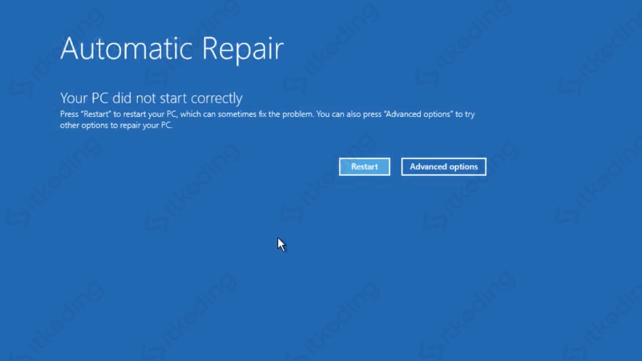 Windows Automatic Repair di Windows 10 terbaru