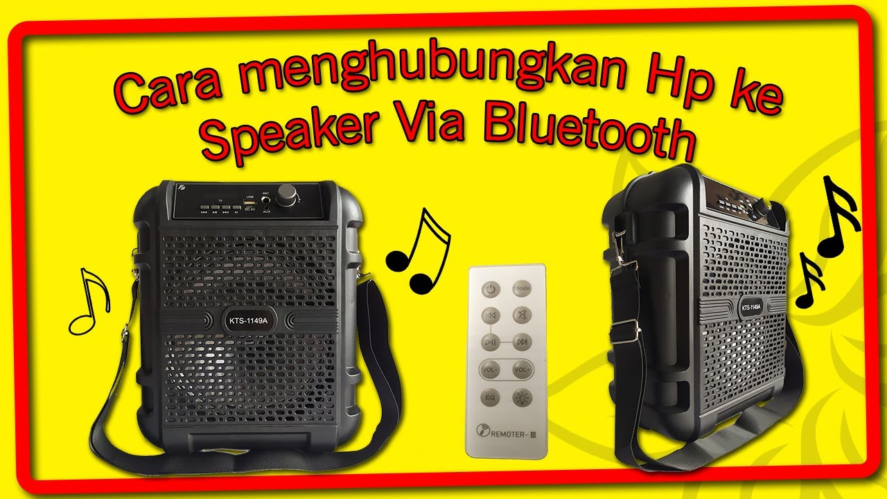 Cara Menyambungkan Bluetooth Ke Speaker Aktif