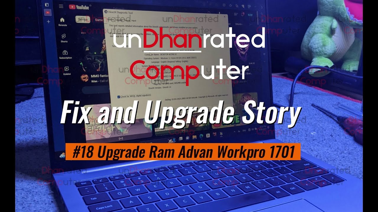 Upgrade Type Ram Untuk Laptop Advan Workplus